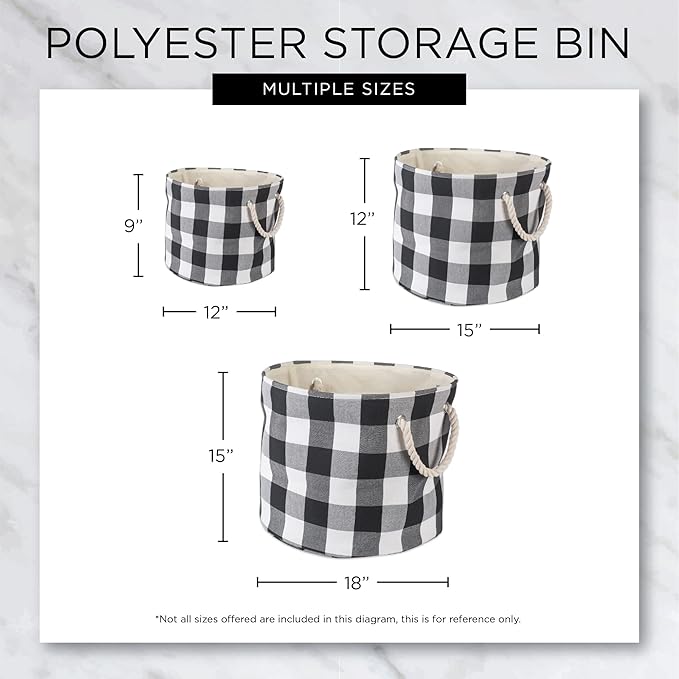 Bone Dry Pet Storage Collection Striped Paw Patch Bin, Large Round, Navy