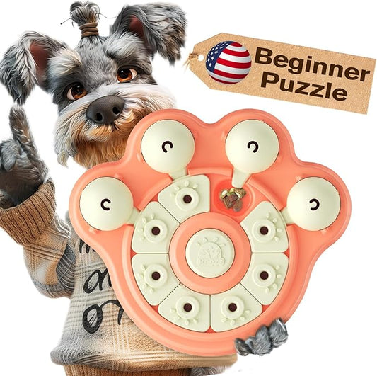 KADTC Dog Puzzle Toy for Small/Medium/Large Beginner Dogs Treat Puzzles Slow Feeder Interactive Enrichment Food Dispenser Puppy Mental Stimulation Brain Stimulating Toys