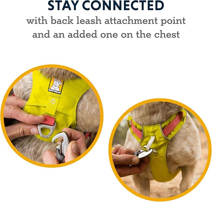 Ruffwear, Hi & Light, Everyday Lightweight Dog Harness, Trail Running, Walking, Hiking, All-Day Wear, Basalt Gray, Small