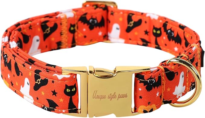 Unique style paws Dog Collar Metal Buckle Collar for Autumn Winter Christmas for Small Medium Large Boys Girls Dogs