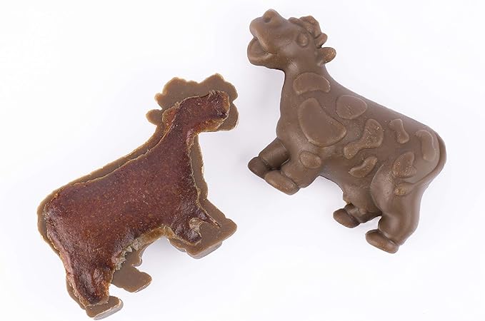 DreamBone Farm Animal Chews, Rawhide Free Dog Chews Made with Real Meat and Vegetables, 6 Count