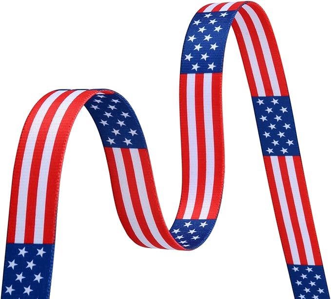 American Flag Dog Collar and Leash Set- Patriotic, US Flag Pattern, Star & Stripes, Fourth of July Dog Collar, Adjustable for Small Medium Large Dogs(Classic US Set,L)