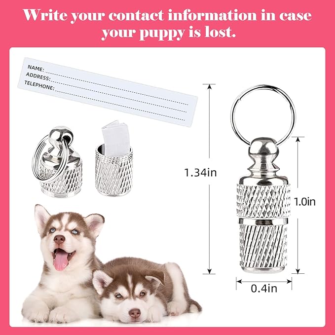 14 PCS Puppy Collars for Litter Puppy ID Collars Glow in The Dark Whelping Supplies Soft Nylon Breakaway Coloured Collars with 2 ID Tags(M)