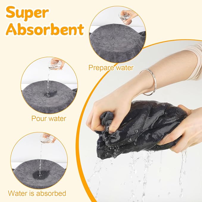 Dog Towels for Drying Dogs Large, Absorbent Microfiber Dogs Bath Towel, 40 x 24 Inch Soft Pet Grooming Towel, Dog Shower & Bath Supplies(Grey)