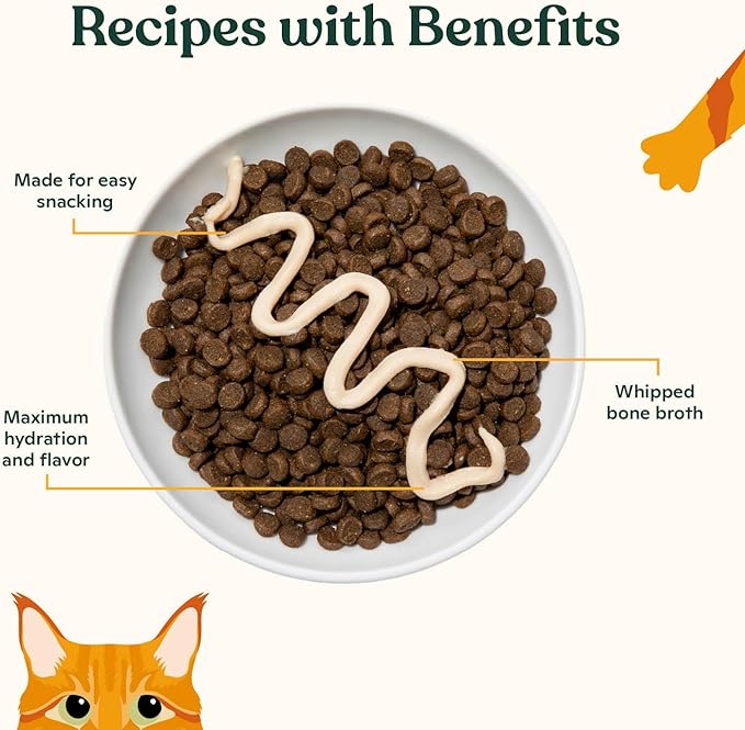 Made by Nacho Lickable Cat Treats Mousse Tubes 12 Count with Bone Broth Chicken and Tuna Recipe (.5 oz) No Grains, Corn, Wheat or Soy