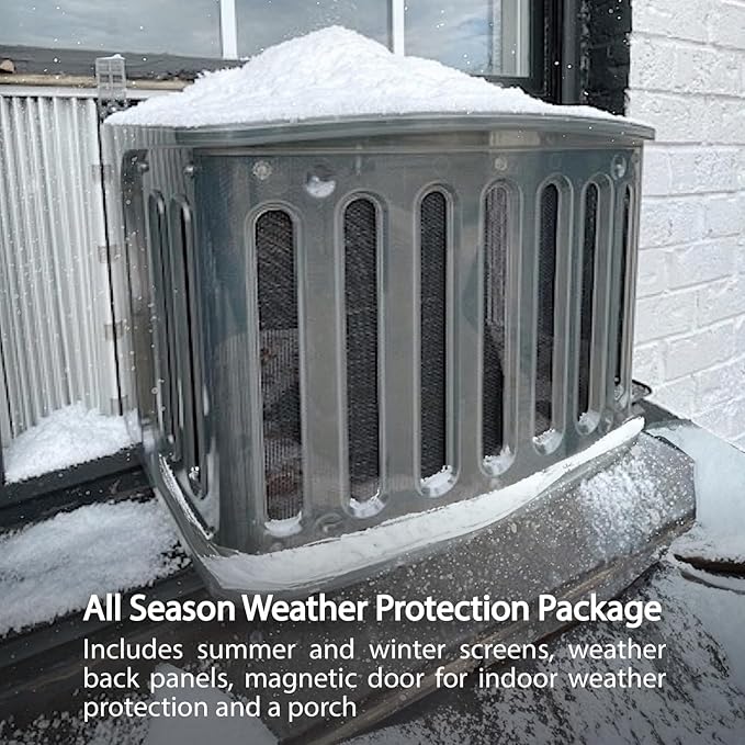2-Pack Window Catio Bundle – Choose Any 2: Catio, Perch, or Litter Box | All-Weather, Easy Clean, Odor Control, Space-Saving, 2-Year Warranty, Made in USA