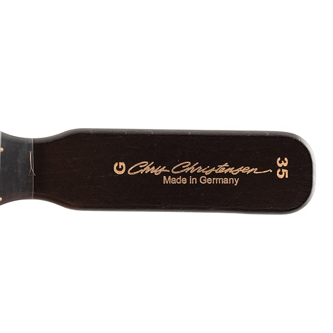 Chris Christensen 35mm Pin Dog Brush, Gold Series, Groom Like a Professional, 30% More Gold-Plated Stainless Steel Pins, Perfect for Fragile Coats, Ground and Polished Tips, Made in Germany