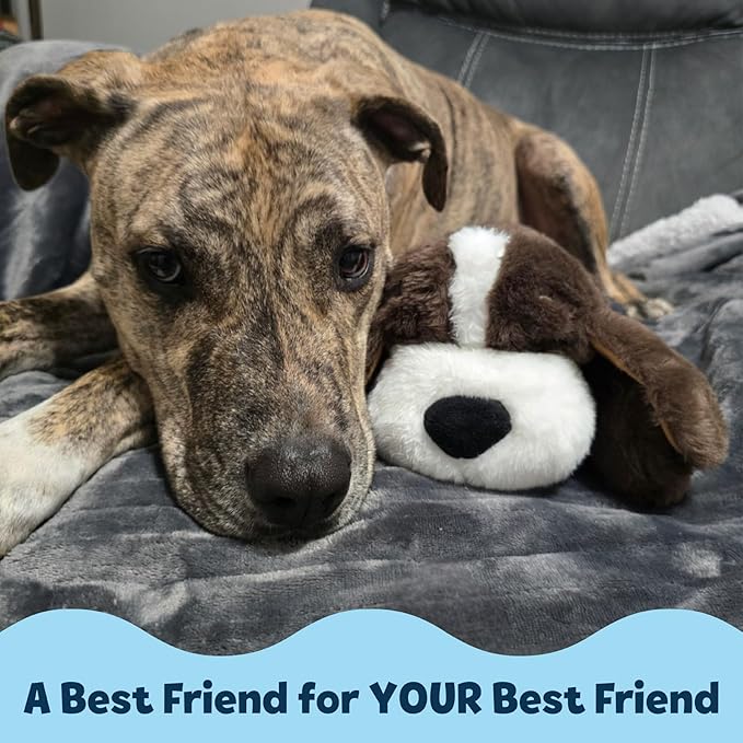 Snuggle Puppy Original Toys - Heartbeat Puppy for Dogs - Pet Anxiety Relief and Calming Aid - Comfort Dog Toys for Behavioral Training