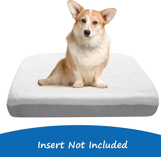 Dog Bed Covers Replacement Washable (Cover Only),Plush Dog Bed Cover-Easy to Remove
