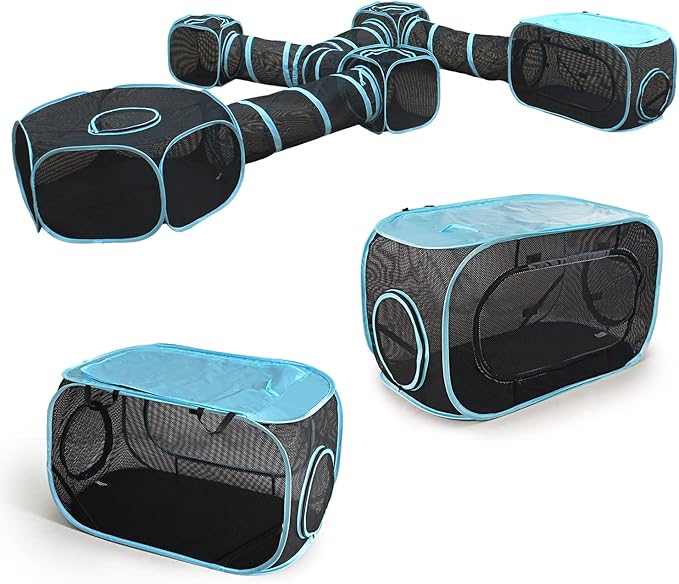 INTURN Cat Furniture Tent for Indoor and Outdoor Playpen Portable Cat Tunnels, Outdoor Kennel (Sleep Kennel)