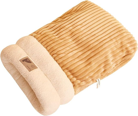 Cat Bed Cave-cat beds for Indoor Cats,Soft and Comfortable,Warm nest,Cute cat House,Semi-Enclosed cat Bed,Kitty pet hut,Hideaway,Winter Cat House (Extra Warmth)