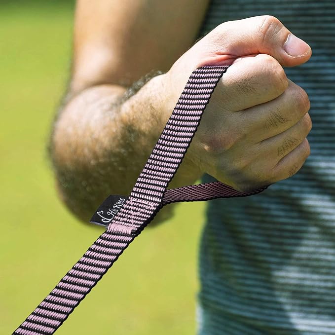 Hi Kiss Dog/Puppy Obedience Recall Training Agility Lead - 15ft 20ft 30ft 50ft 100ft Training Leash - Great for Training, Play, Camping, or Backyard(50ft,BL+PK)