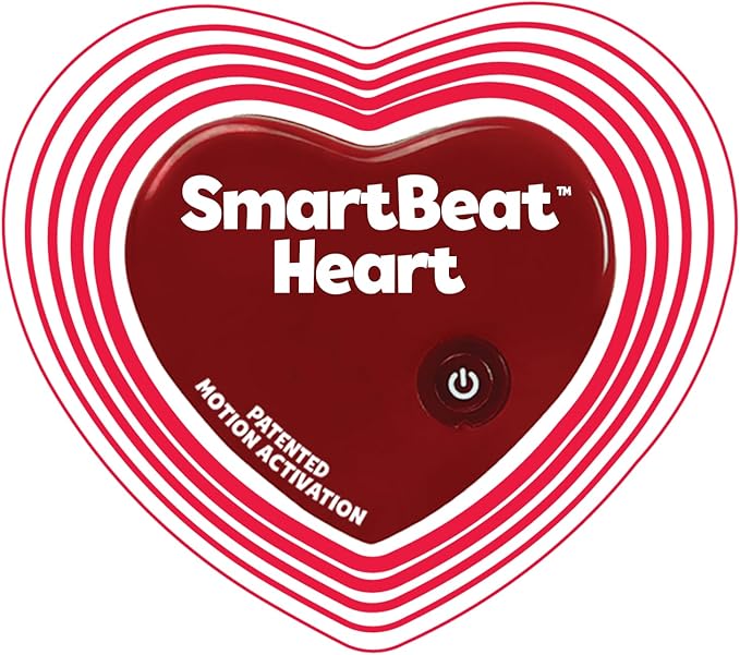 Snuggle Puppy Replacement Motion-Activated SmartBeat Heart for Stuffed Animals and Anti-Anxiety Toys for Dogs