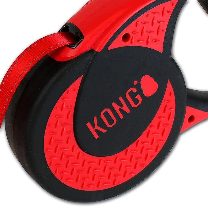 Kong Alcott Ultimate Retractable Dog Leash, Extra Large, Blue, 16' Long