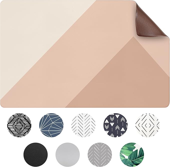 NALALAS Dog Mat for Food and Water, Cat Feeding Mat | Waterproof Dog Bowl Mat | Non-Slip Pet Food Mat for Floors | Pet Mats for Food and Water | Easy to Clean