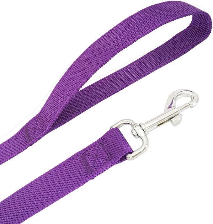 SALO Nylon Training Dog Leash for Small Medium Large Dogs, 3/4 Inch Wide, 20ft 30ft 40ft 50ft Long Leash Dog/Puppy Lead for Obedience Recall Training, Camping, or Backyard