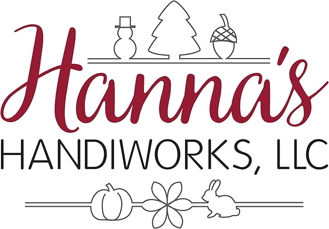 Hanna's Handiworks Jolly Santa Cookie Jar - Merry Decor for Kitchen Storage and Decoration for Holiday Parties and Everyday Use - Perfect for Home, Office, Dorm, and School