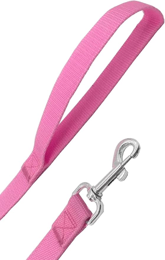 SALO Nylon Training Dog Leash for Small Medium Large Dogs, 3/4 Inch Wide, 20ft 30ft 40ft 50ft Long Leash Dog/Puppy Lead for Obedience Recall Training, Camping, or Backyard