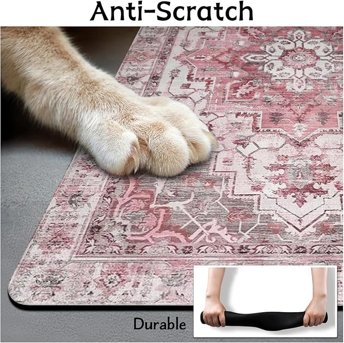 Pet Food Mats for Floor, Absorbent Dog Mat for Food and Water Dispenser Mat, Dog Food Mat Quick Dry Cat Food Mat Pet Supplies