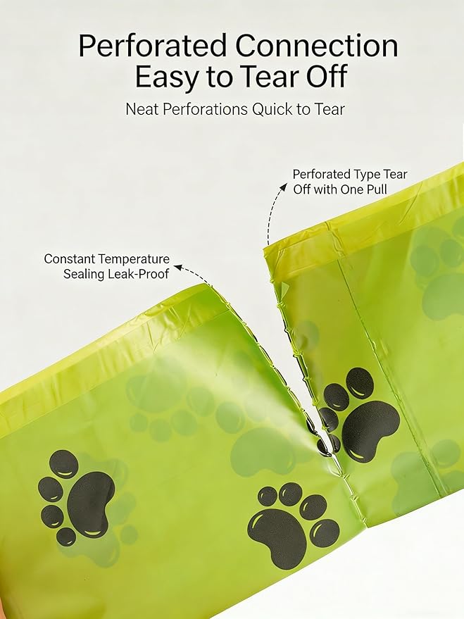 Enhanced Strength Dog Poop Bags 300 Count Scented Rolls | Leak-Proof Extra Thick Pet Waste Bags for Large Dogs and Puppy with Dispenser.