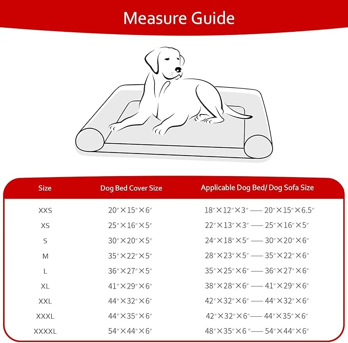Waterproof Dog Bed Covers Replacement Washable Pet Hair Easy to Remove, Noiseless Quilted Puppy Pet Bed Cover Lovely Black Star Print 22x35 Inches, for Dog/Cat, Cover Only