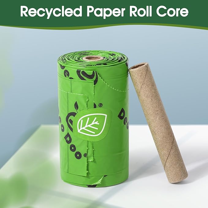 Dog Poop Bags Rolls with Handles 40 Rolls 480 Counts Big Sizes Leak Proof and Extra Thick Waste Bags for Walking Medium Large Dogs Cats Litter Unscented