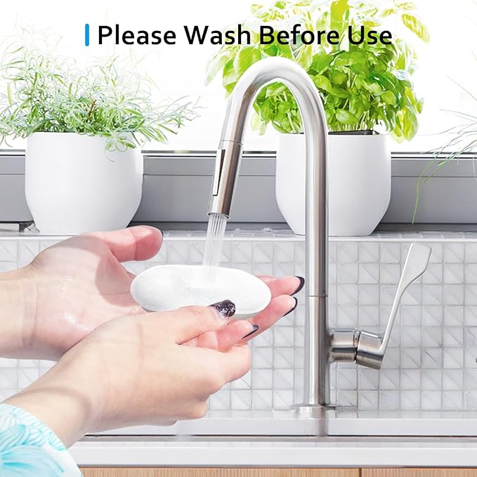 Cat Water Fountain Filters,10 Pack Cat Fountain Filters,Cat Fountain Replacement Filters for 67oz/2L&108oz/3.2L Stainless Steel Cat Water Fountain,Pet Water Fountain Filters (10 Filters & 10 Sponges)
