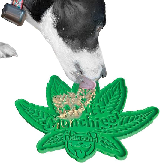 BigMouth Inc Mutt Munchies Lick Mat - Funny Dog Lick Mat - Silicone Pet Licking Toys - Licking Treats Pad - Cute Doggy, Cat Gift