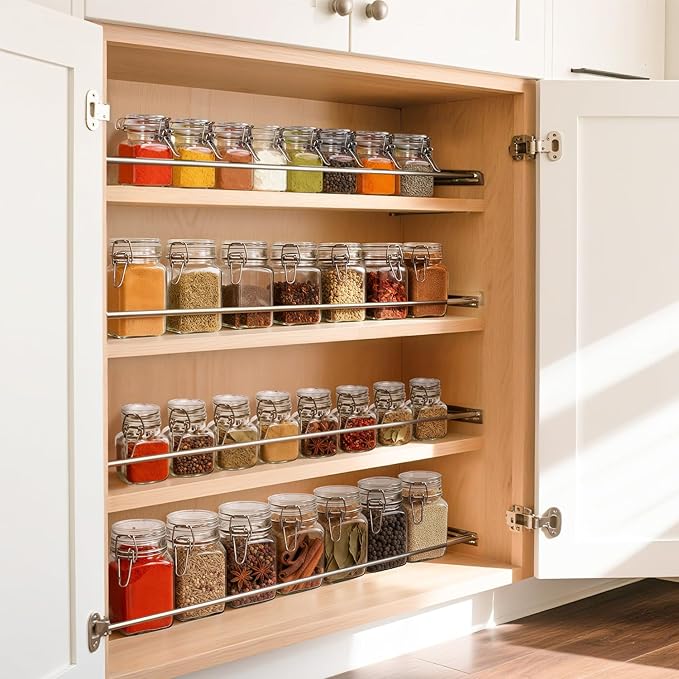 ComSaf Small Glass Jars with Airtight Lid Set of 12, Spice Jars 8 oz, Mason Jar 8 oz, Small Canning Jar, 8oz Jars with Lids for Kitchen, Jam, Jelly, Honey, Dessert, Salad, Shower Wedding Favors