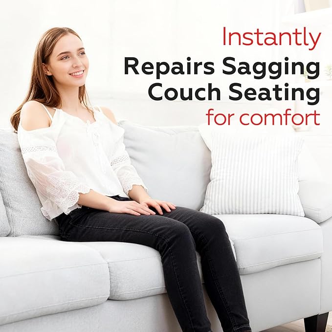 Comfyanno Couch Cushion Support Board, Repairs Sagging Loveseat Sofa, Ready to Use, 21.5" x 54", Heavy-Duty Solid Wood Board, Safe Corner, Sinking Couch & Sofa Fix Saver