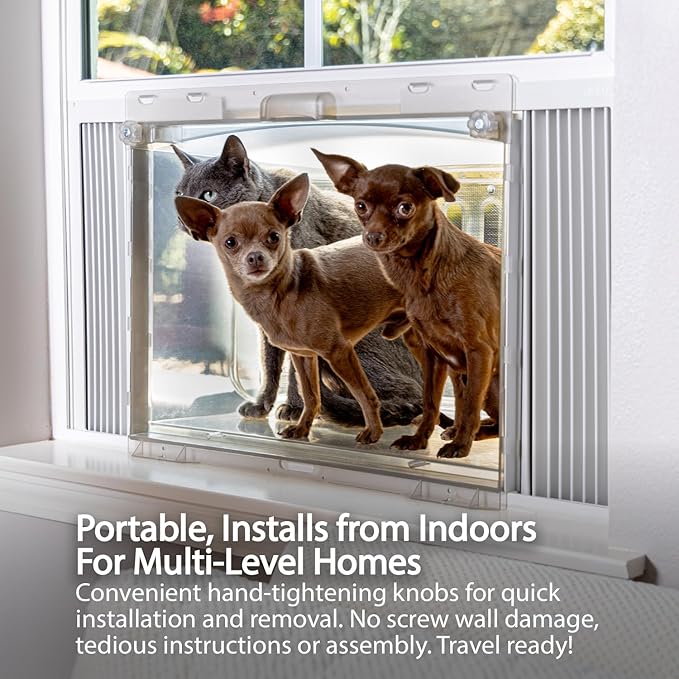 2-Pack Window Catio Bundle – Choose Any 2: Catio, Perch, or Litter Box | All-Weather, Easy Clean, Odor Control, Space-Saving, 2-Year Warranty, Made in USA