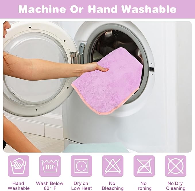 Pet Bathrobe for Dog Cat Absorbently Quick Drying Coat Cute Dogs Bath Towel Hooded Robe Adjustable Collar & Belly Strap for Pool Beach (Purple, Medium)