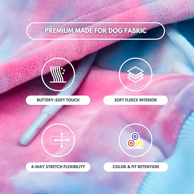 Spark Paws Human Hoodie - Premium Quality, Buttery Soft, Superior Comfort and Fit, Calming Fleece Interior, Suitable for All Styles - Snow Cone - L