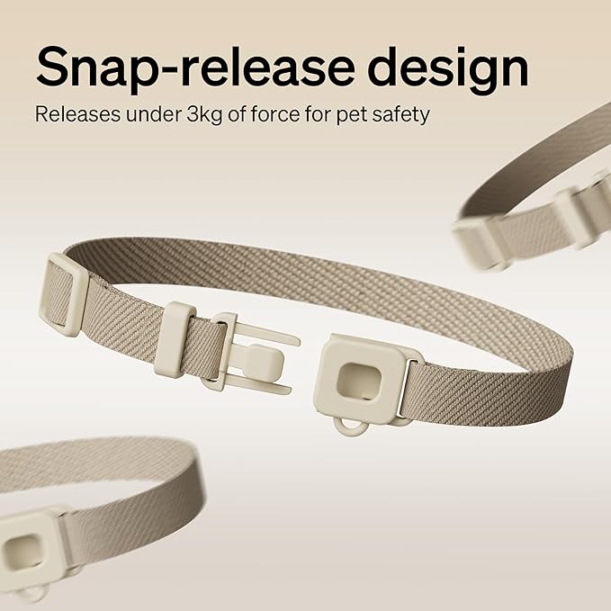 PETLIBRO Upgraded RFID Collar Tag for One RFID Automatic Cat Feeder PLAF301 and Smart App Monitoring Multi Cats Water Fountain PLWF305, Lightweight and Compact Tag with Snap Release Design