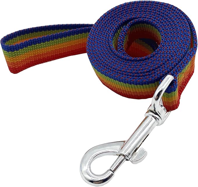 Nylon Dog Training Leash, Traction Rope, 4Ft /5 Foot /6 Feet Long, 5/8 inch 3/4 Inch 1 Inch Wide, for Small and Medium Dogs
