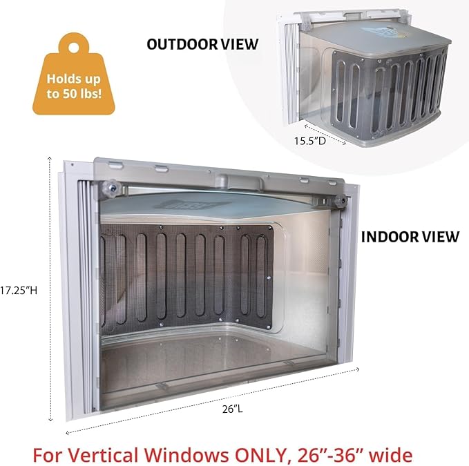 2-Pack Window Catio Bundle – Choose Any 2: Catio, Perch, or Litter Box | All-Weather, Easy Clean, Odor Control, Space-Saving, 2-Year Warranty, Made in USA