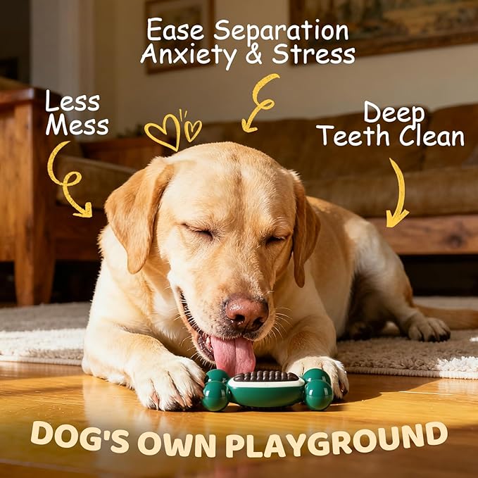 Dog Toys for Aggressive Chewers: Dog Treat Chew Toys, Long-Lasting Durable Dog Toys to Keep Them Busy, Indestructible Dog Enrichment Bones for Small Medium Large Breeds 25-80lbs, Beef Flavor