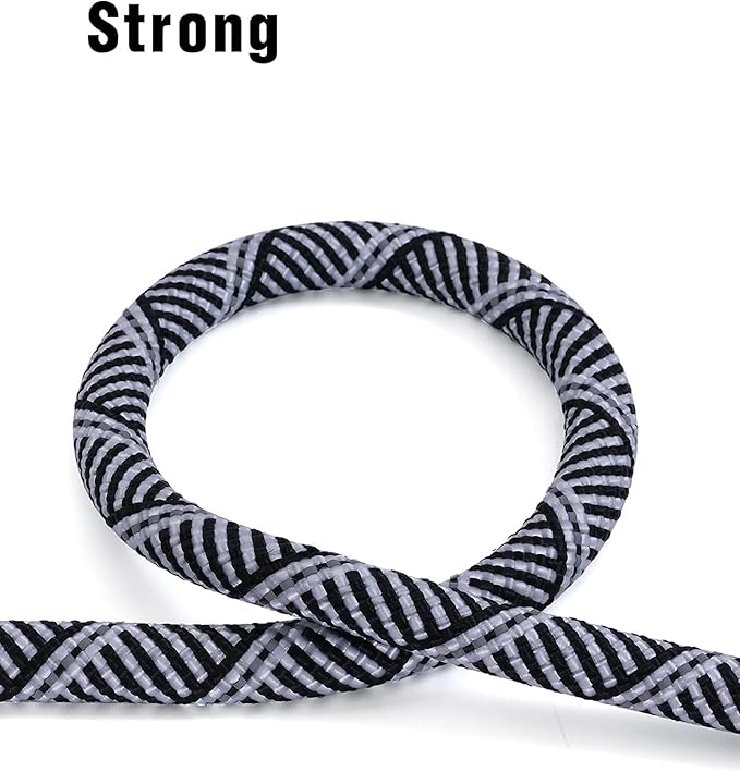 (2 Pack) Long Dog Leash for Dog Training 15FT/30FT/50FT, Dog Rope Check Cord with Reflective Thread for Large Medium Small Dogs, Dog Tie-Out Cable Lead for Hunting, Camping or Backyard