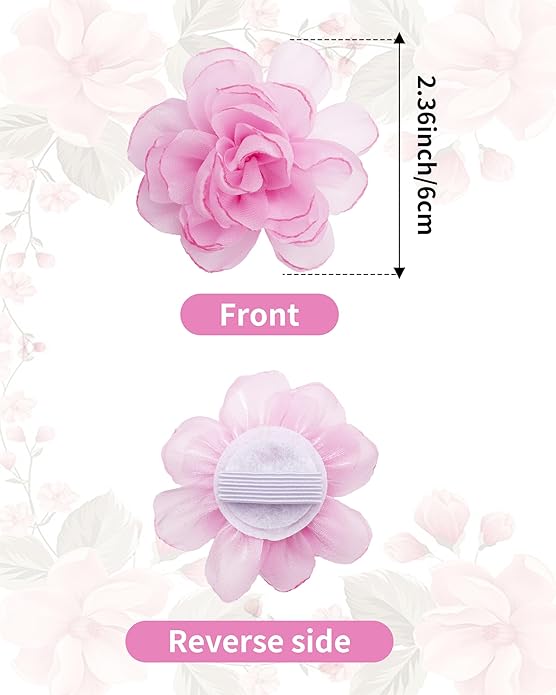 PET SHOW Valentines Small Dogs Flower Charms Slide Collar Accessories for Medium Large Dogs Cat Puppies Rabbit Pigs Collars Bows Grooming Supplies