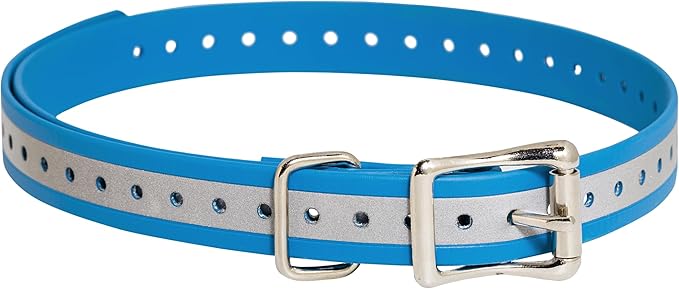 SportDOG 3/4-Inch Collar Strap - Waterproof Replacement Strap for Rugged Outdoor Use - Adjustable Collar with High Visibility - Reflective Blue