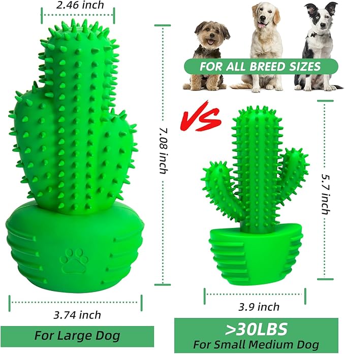 Dog Chew Toys Dog Toothbrush Stick Teeth Cleaning Brush Dental for Medium Large Dog, Puppy Christmas Easter Birthday Gifts, Outdoor Squeaky Toys for Aggressive Chewers Interactive Tough Toys