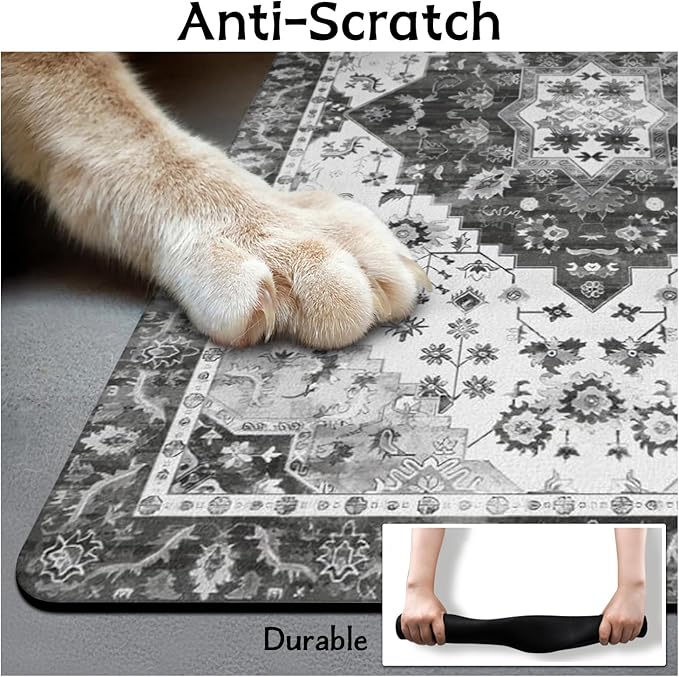 Pet Food Mats for Floor, Absorbent Dog Mat for Food and Water Dispenser Mat, Dog Food Mat Quick Dry Cat Food Mat Pet Supplies