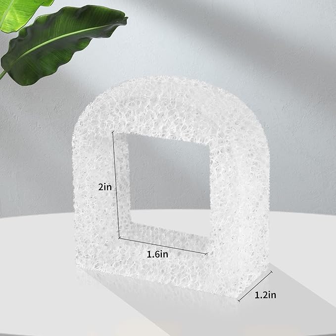 Cat Water Fountain Filters, 8 Pack Pet Fountain Replacement Foam Sponge Pre-Filters Fit for Multiple Ceramic and Stainless Steel Pet Fountains