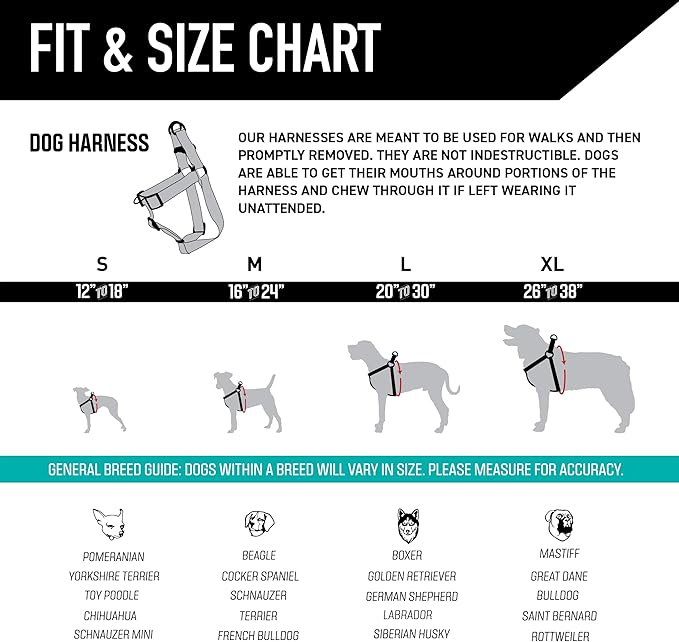 Wolfgang Heavy Duty Adjustable Dog Harness, Pull-Tested to Over 800 lbs for Walking & Training, Overland Print, Medium