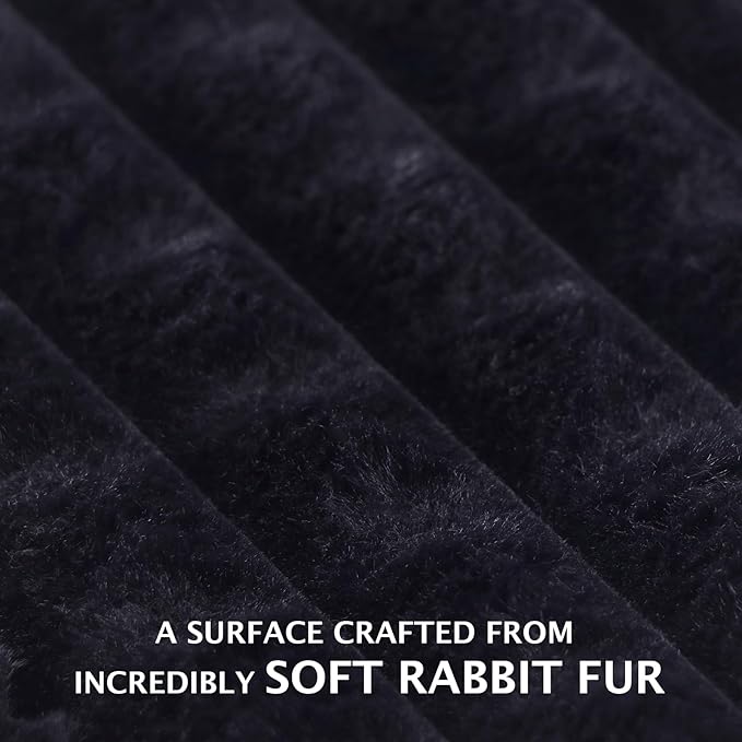 BVAGSS Dog Bed Washable Crate Mattress,Anti-Slip Memory Foam Soft Warm Pet Cushion for Small Medium Dogs, Calming Fluffy Sleeping Kennel Pad XH082 (30''x20'',Black)