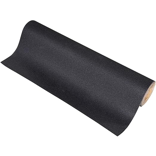 S&X Anti Slip Tape 36 Inch x 60 FT Roll, Ultimate Non-Slip Skid Grip Tape for Outdoor Stair Treads, Wooden Steps & Exterior Grips, Black, Grit 60, Waterproof, Extra-Durable, Long-Lasting Tread Strips