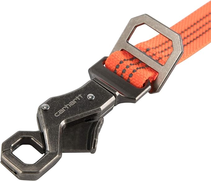 Carhartt Pet Durable Nylon Webbing Leashes for Dogs, Reflective Stitching for Visibility, Hunter Orange (Nylon Webbing), Large