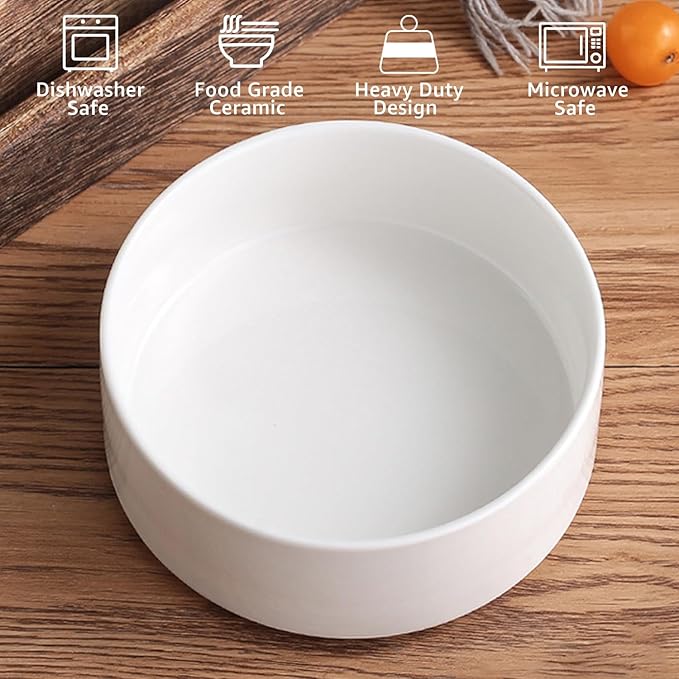 YINGFAN Dog Bowls Heavy Duty Ceramic Dog Bowls Non-Slip Ceramic Basic Bowl for Dogs (28 oz)