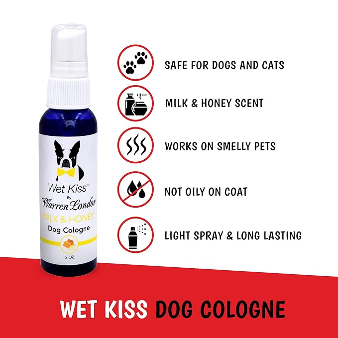 Warren London Puppy Gift Box - Complete Puppy Care Set - Includes Hydrating Butter, 2-in-1 Shampoo, Cologne, Grooming Bath Brush, Ear Cleaner and Nail File for New Pet Owners