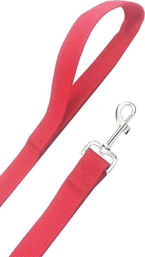 SALO Nylon Training Dog Leash for Small Medium Large Dogs, 3/4 Inch Wide, 20ft 30ft 40ft 50ft Long Leash Dog/Puppy Lead for Obedience Recall Training, Camping, or Backyard